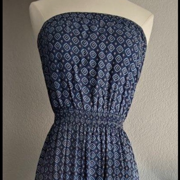 🍓Abercrombie & Fitch maxi viscose strapless dress NWOT - Picture 1 of 6